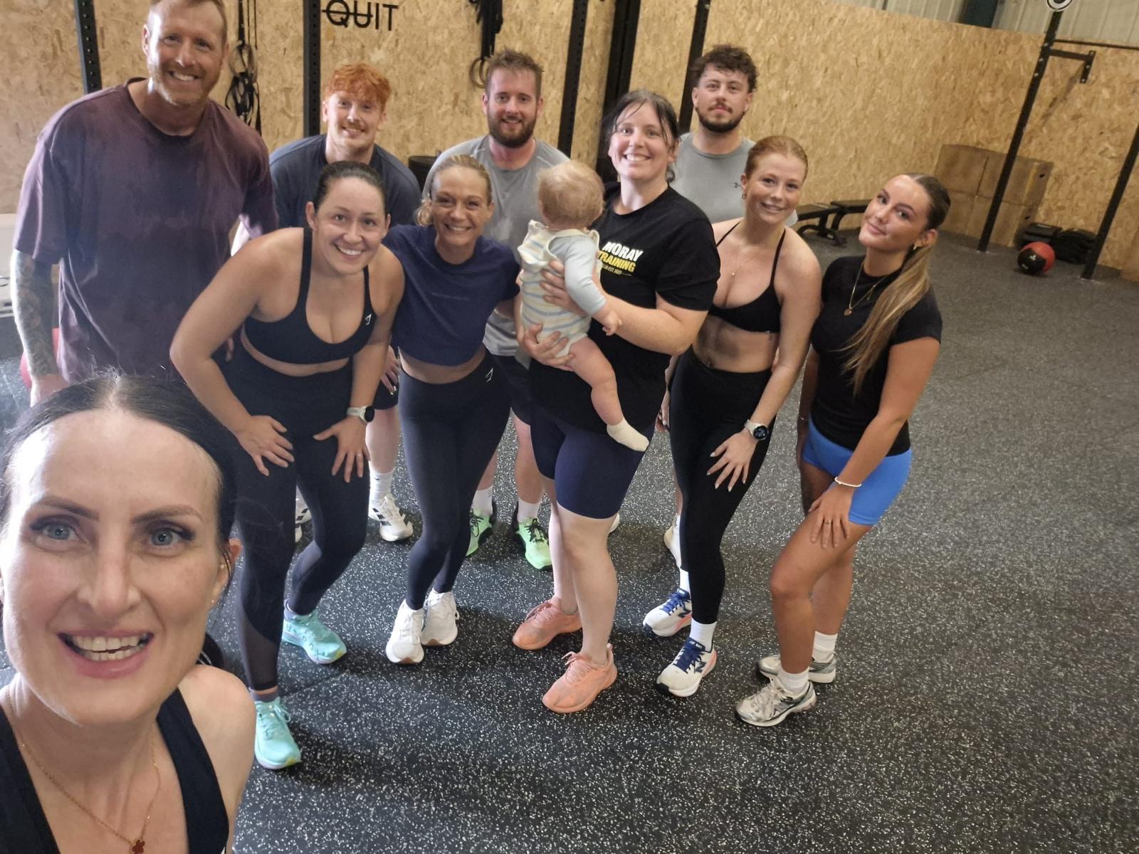 Moray Training Club members together